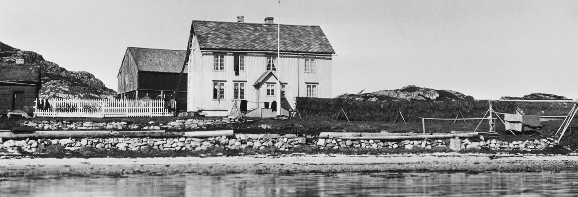 Gammelt bilde fra Risøya